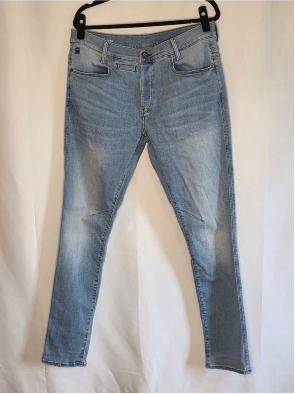 Men's G-Star Raw Slim Light Blue D-Staq 5-Pocket Jeans Waist 35